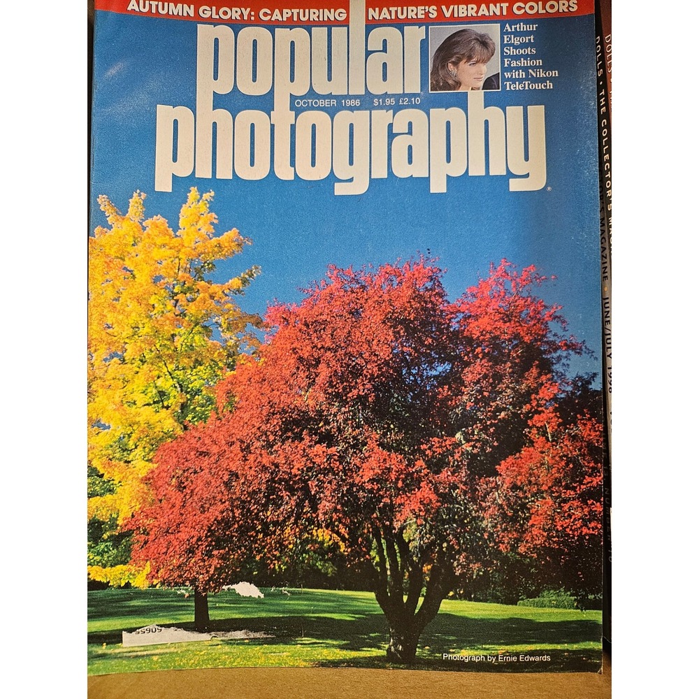 Popular Photography Magazine October 1986 Autumn Glory Nikon TeleTouch Vintage